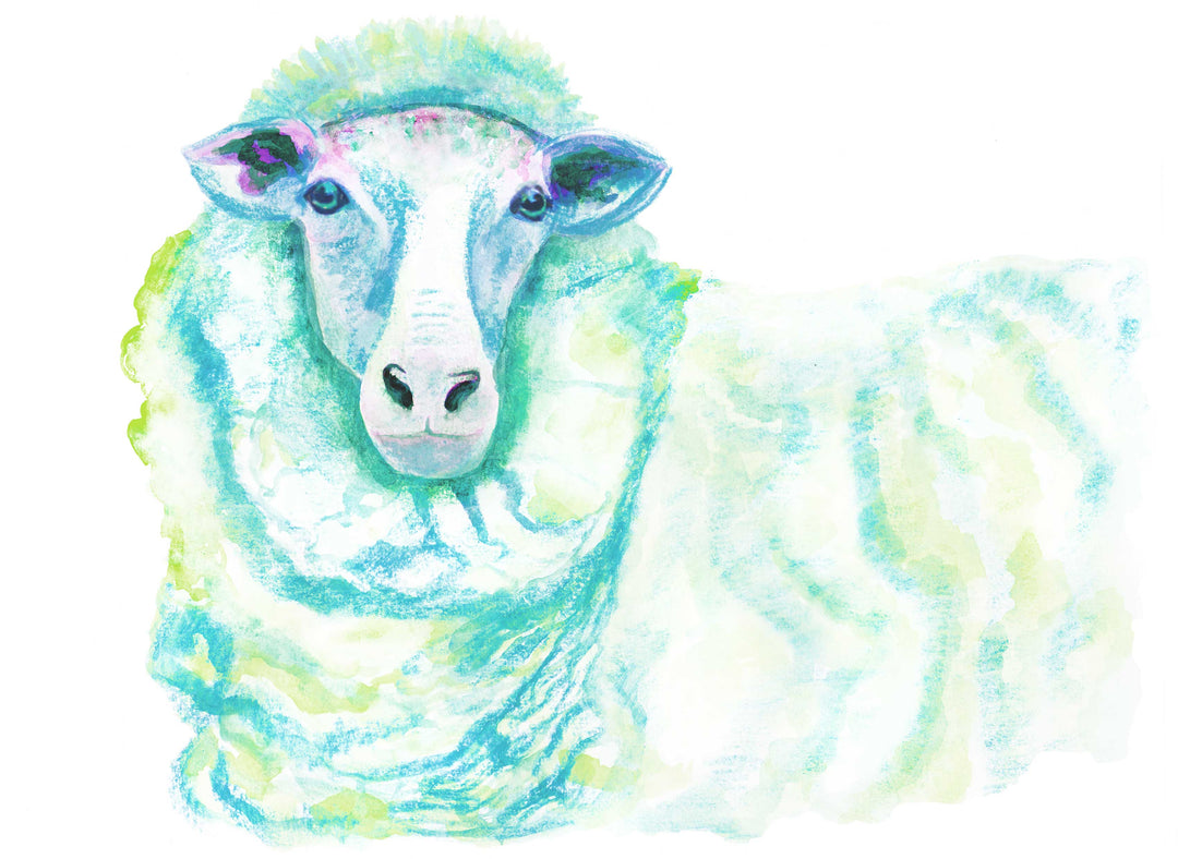 Emerald Ewe - Wall Art Print