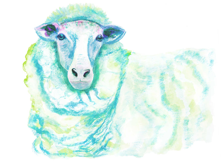 Emerald Ewe - Wall Art Print