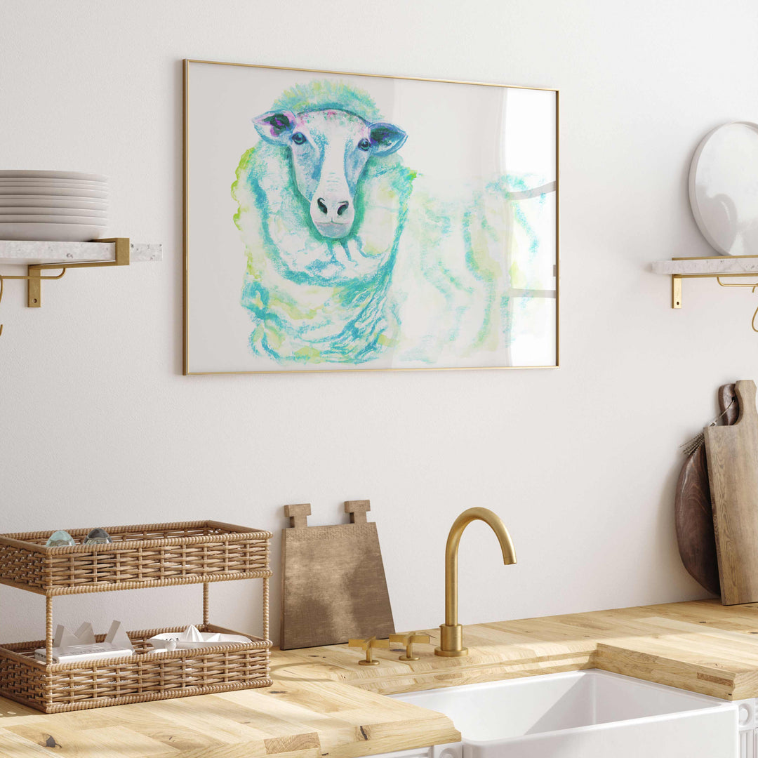 Emerald Ewe - Wall Art Print