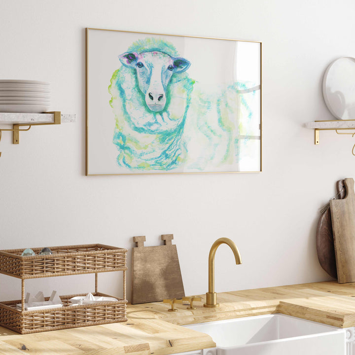 Emerald Ewe - Wall Art Print