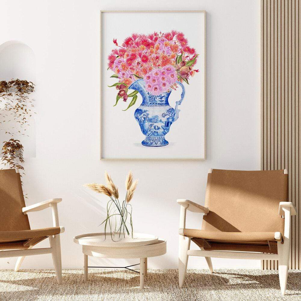 Carina Chambers Design  Limited Edition Print Gum Blossoms