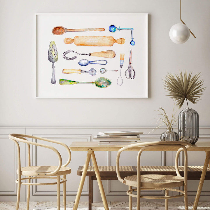 Carina Chambers Design  Limited Edition Print Mum's Kitchen Tool Kit