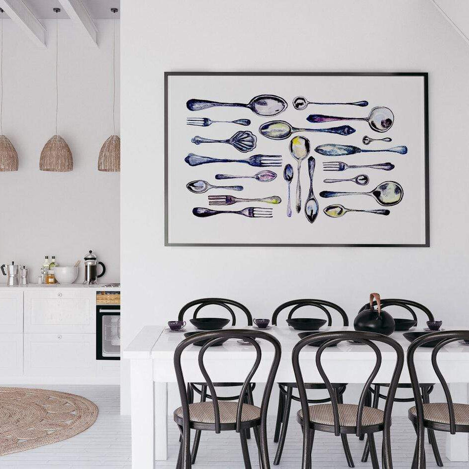 Carina Chambers Design Limited Edition Print Spoons  (Granny's Picnic Set 2)